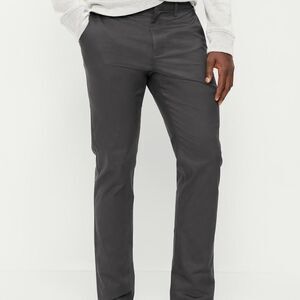 Old Navy Slim Tech Ultimate Chino Pants in dark grey, Size 34x30